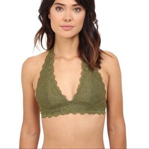 Free People Galloon Lace Halter Bralette
